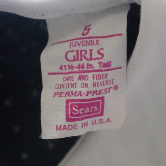 Sears Vintage Toddler Girls Dress Size 5 - Picture 5 of 7